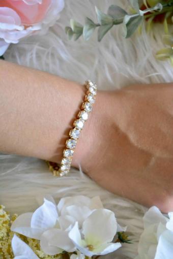 Elegance - Accessories by Lace & Veil Round Cubic Zirconia Evening Bracelet - 519428 #0 default thumbnail