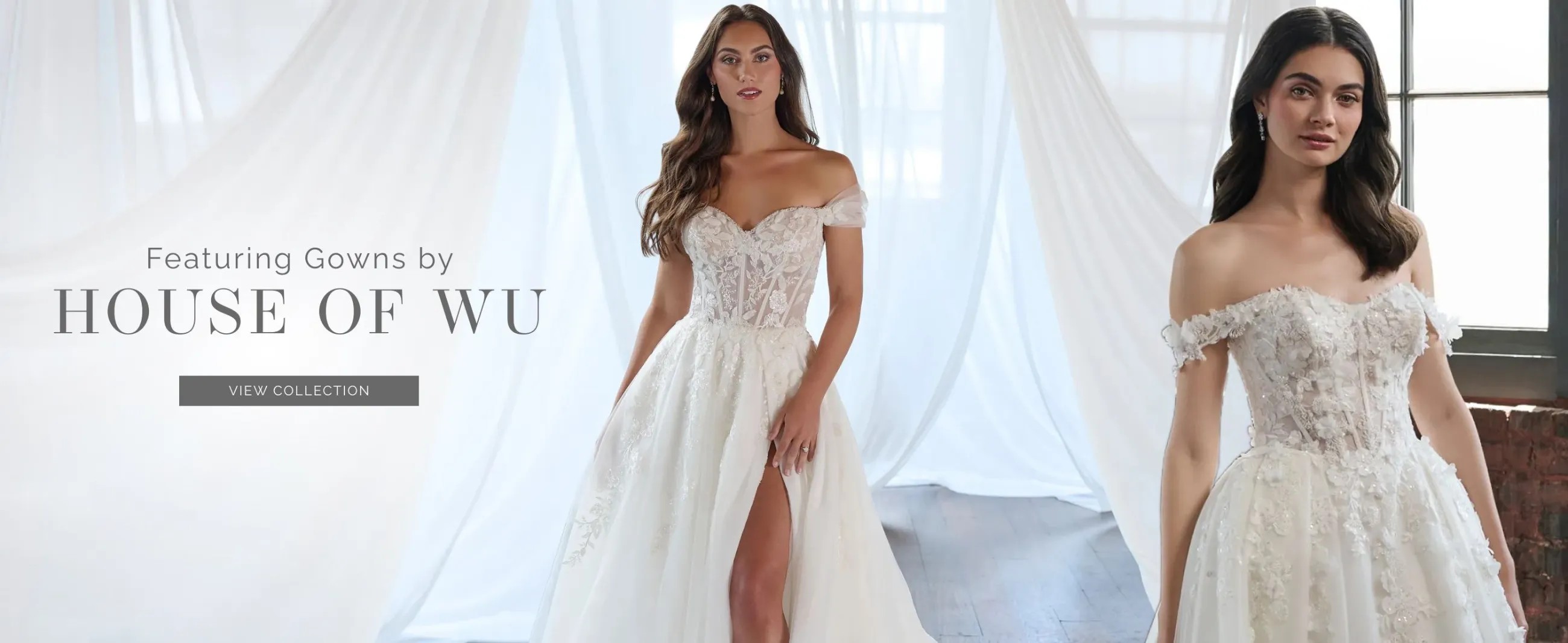 Featuring Gowns by House of Wu at Lace & Veil Desktop