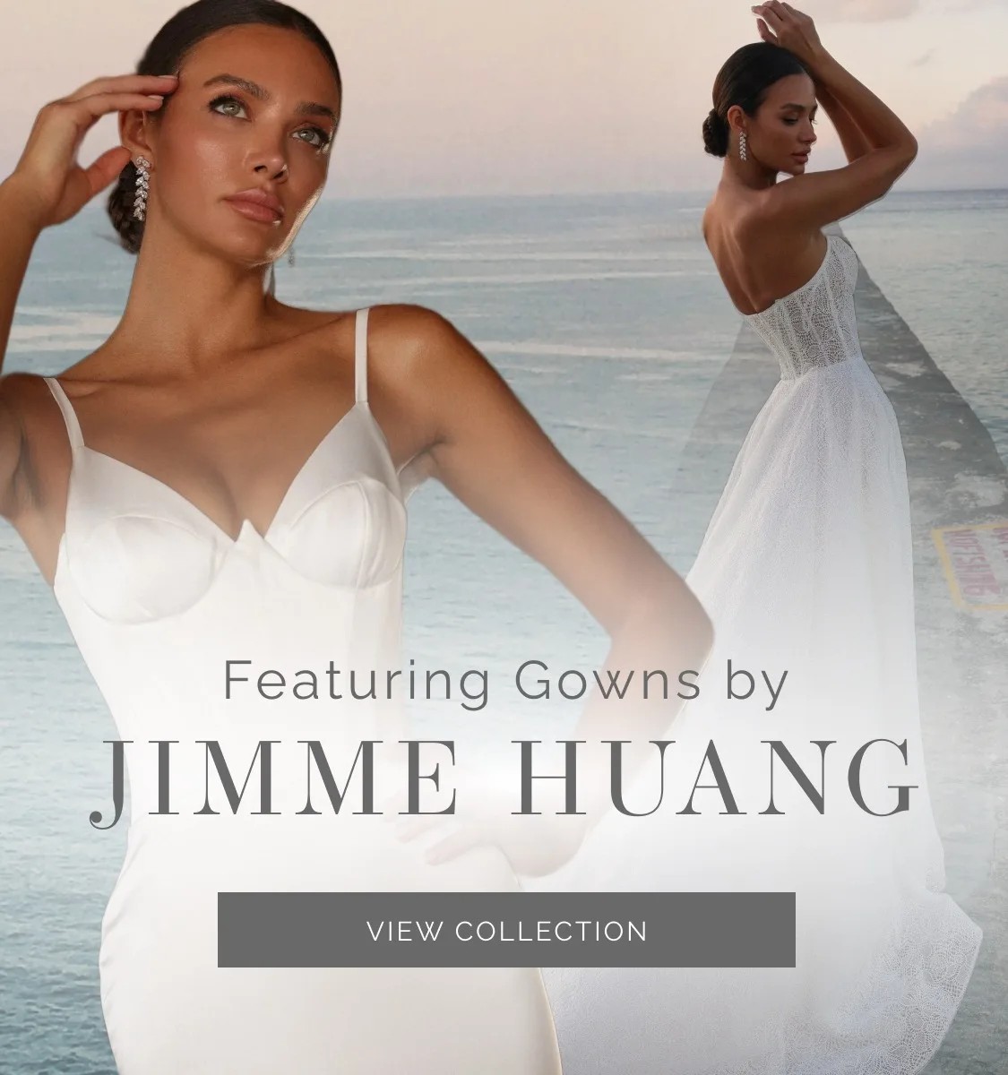 Featuring Gowns by Jimme Huang at Lace and Veil Mobile